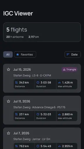 IGC Viewer screenshot 1