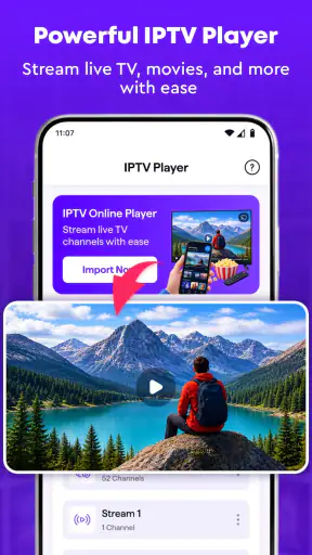 IPTV Online Player: Live TV screenshot 1