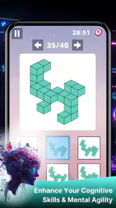 IQテスト＆脳トレ無料: なぞなぞ＆論理パズル screenshot