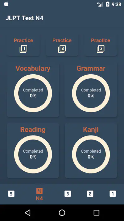 JLPT Test with AI Sensei screenshot 1