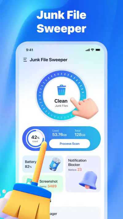 Junk File Sweeper screenshot 1