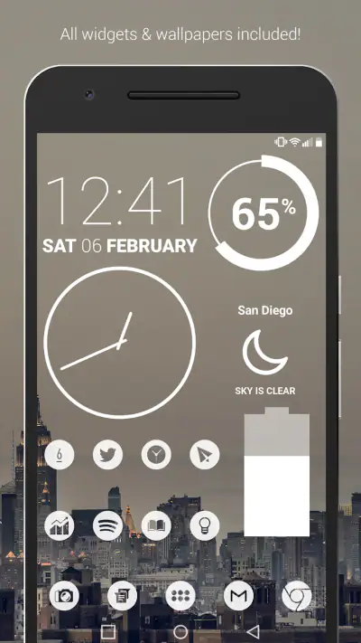 Light Void Pro - White Icons screenshot 1