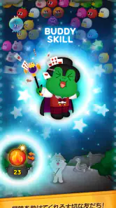 LINE バブル2-ブラウン&コニーのシューティングパズル screenshot