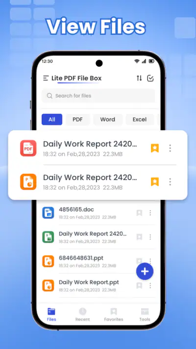 Lite PDF File Box screenshot 1