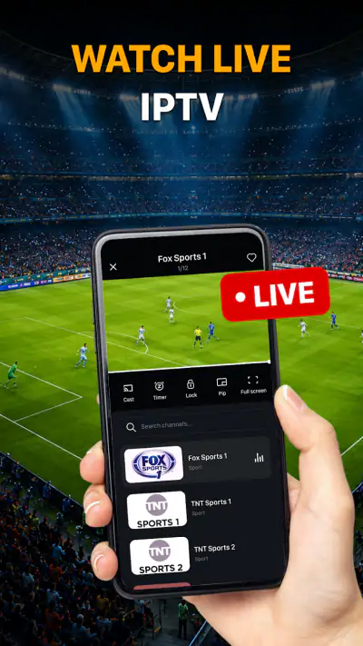Live TV: Smart IPTV Player screenshot 1