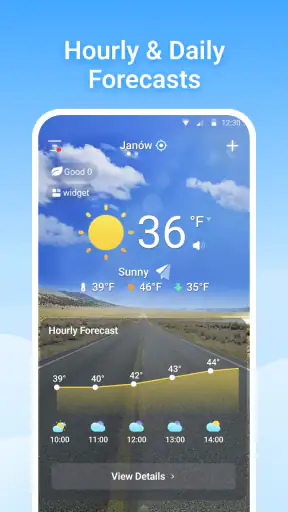 Local Weather - レーダーとウィジェット screenshot 1