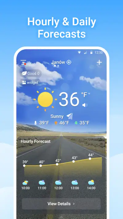 Local Weather - レーダーとウィジェット screenshot 1