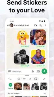 Love Romantic Kiss WAStickers screenshot 1