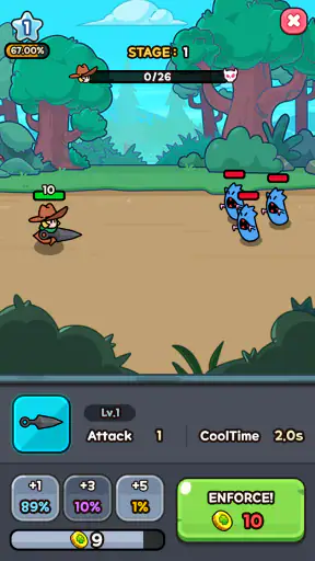 Lucky Heroes! : Defense Game screenshot 1
