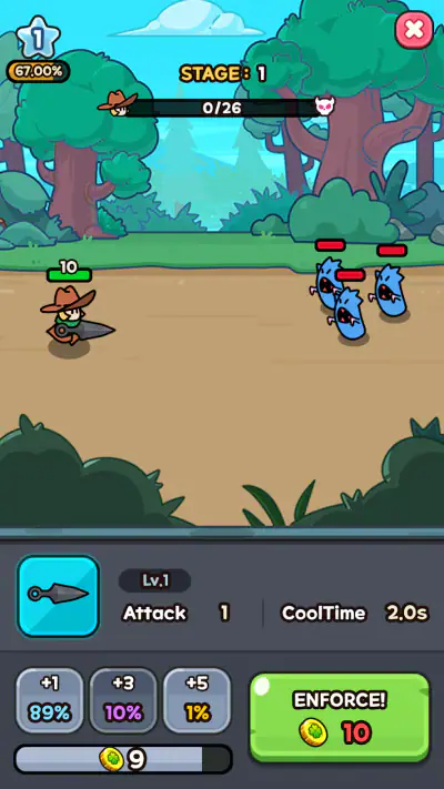Lucky Heroes! : Defense Game screenshot 1