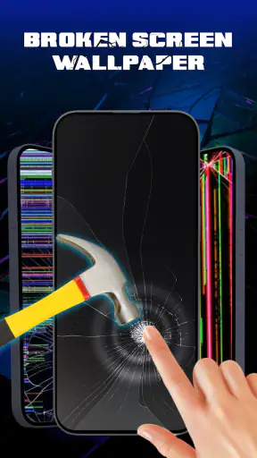 Magic Wallpaper: Broken Screen screenshot 1