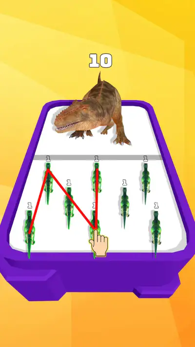 Merge Dinosaurs Battle Fight screenshot 1