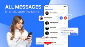 Messages - SMS, Text, Launcher screenshot 1
