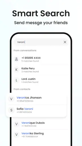 Messenger: Messages SMS App screenshot 1