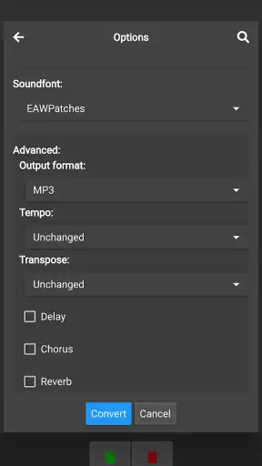 MIDI Converter screenshot 1
