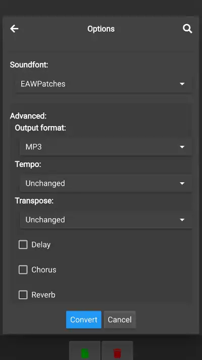MIDI Converter screenshot 1