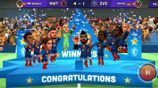 Mini Football - ミニフットボール screenshot