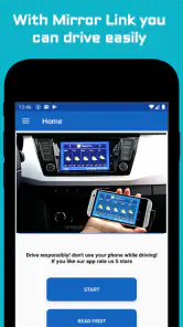 Mirror link car connector screenshot