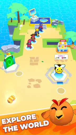 Monster Evolution Run & Battle screenshot 1