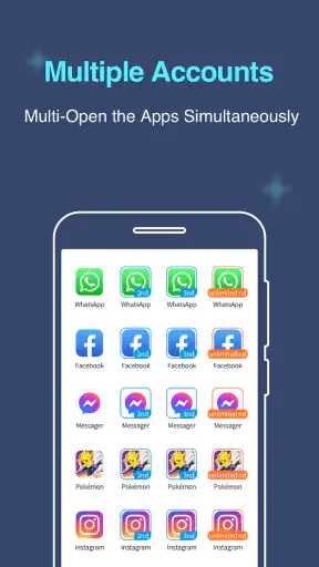 Multiple Accounts: Dual Space screenshot 1