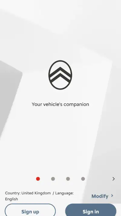 MyCitroën screenshot 1