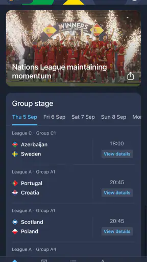 Nations League & Women's EURO screenshot 1