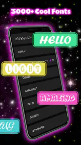 Neon Love キーボード screenshot