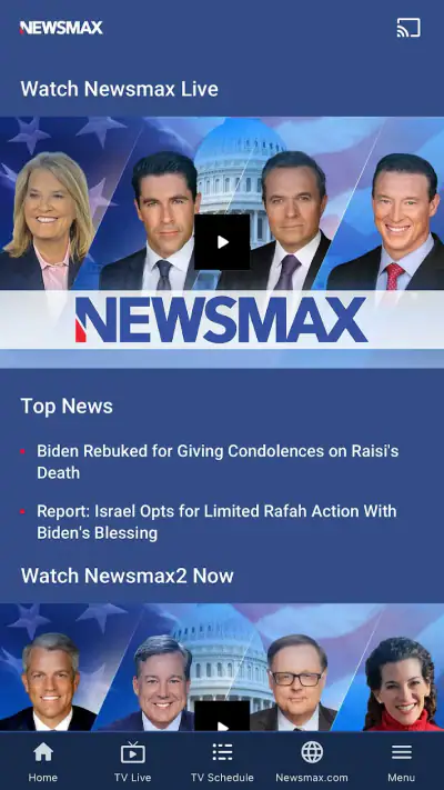 Newsmax screenshot 1