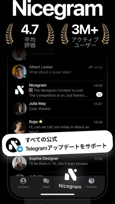 Nicegram: 安全なAIメッセンジャー screenshot 1