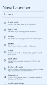 Nova Launcher ホーム screenshot