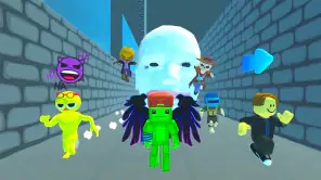 Obby Parkour: Mini Games screenshot 1