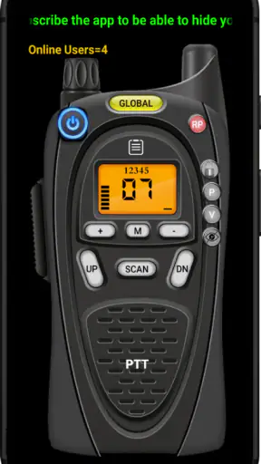 Online Walkie Talkie Pro PTT screenshot 1