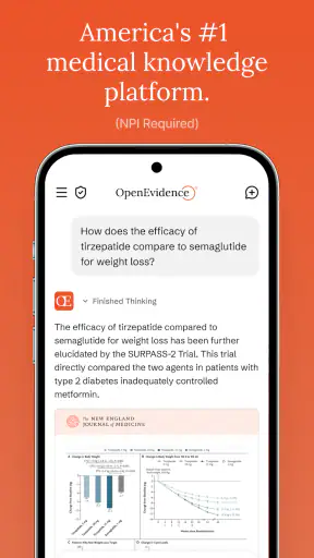 OpenEvidence screenshot 1