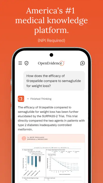 OpenEvidence screenshot 1