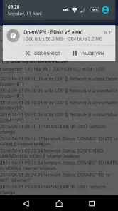 OpenVPN for Android screenshot