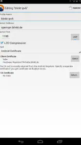 OpenVPN for Android screenshot