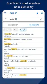 Oxford Advanced Learner's Dict screenshot