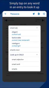 Oxford Advanced Learner's Dict screenshot