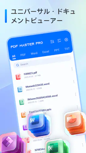 PDF Master Pro & Doc Reader screenshot 1