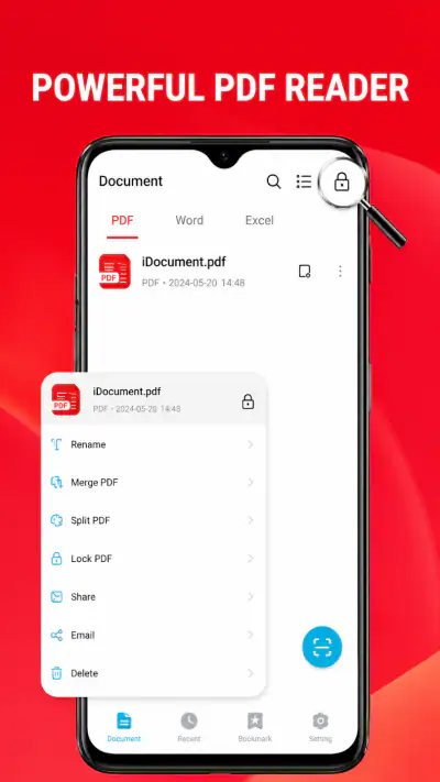 PDF Reader Scanner: Merge&View screenshot 1