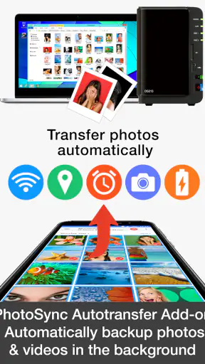 PhotoSync Autotransfer Add-On screenshot 1