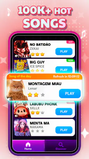 Piano Tap: Rush Song Game screenshot 1