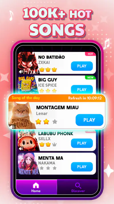 Piano Tap: Rush Song Game screenshot 1