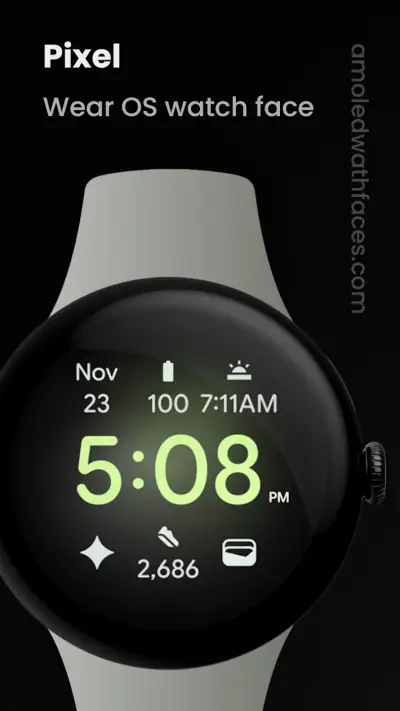 Pixel Watch Face screenshot 1