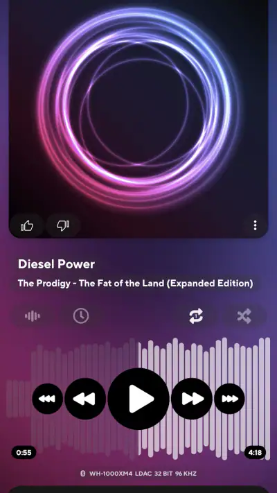 Poweramp 音楽プレーヤー screenshot 1