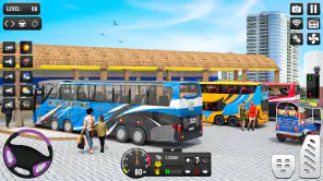 Real Bus Driving Games Sim 3D screenshot 1