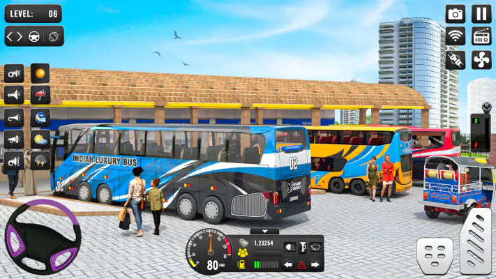 Real Bus Driving Games Sim 3D screenshot 1