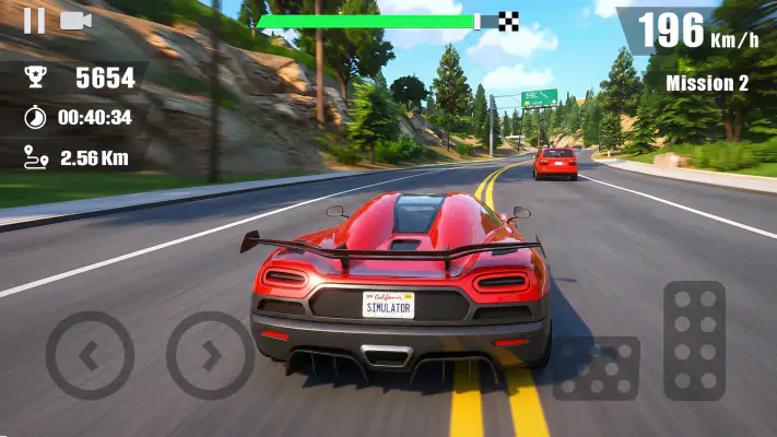 Real Traffic Car Simulator 3D screenshot 1