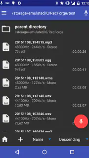 RecForge II Pro: Voice Rec screenshot 1