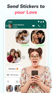 Romantic Stickers WAStickers screenshot 7
